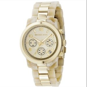 Michael Kors | 5139 Gold Tone and Bone Watch